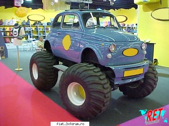 tuning fiat 500 extra monster truck