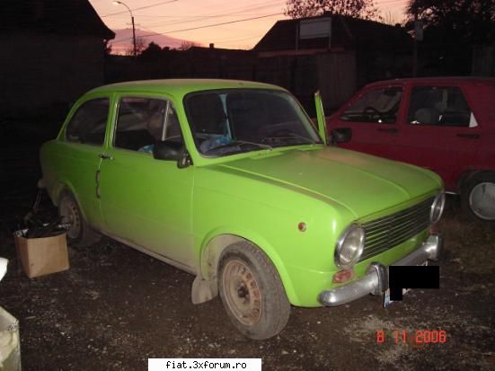 vand fiat 850-ok motor rezerva reparat total pise una