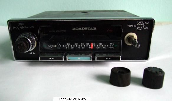 vind radio lira roadstar, stare buna stereo, (fm). butoanele acord, schimbarea benzii am-fm dx-local