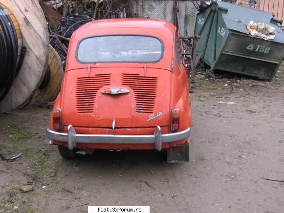 vand fiat 600d spatele