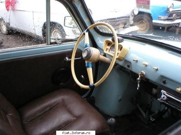 fiat 600d, 1965 poza din interior