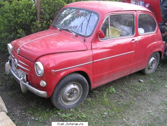 dau fiat 600d 1964 celui care ofera mai mult dupa cum spune rumpi, masina merita. fost ingrijita cum