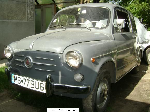 vand fiaturi 600 din 1964 iar acum cateva din fata