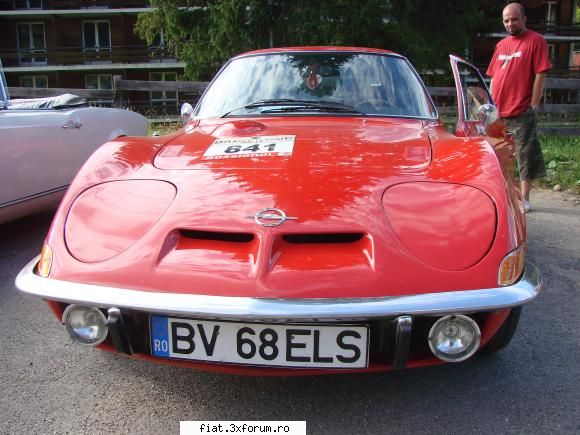 brasov classic rally 2008 exercitiu stil opel gt  aka baby vette caroserie aripi are capac