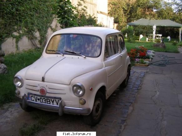 fiat 600d 1966 inca una spus remat inca una dupa prima noapte noi curte, doar n-am putut trec langa