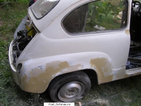 fiat 600d 1966 inca una spus remat asemenea toba esapament mi-e rupta, dar asta problema masina