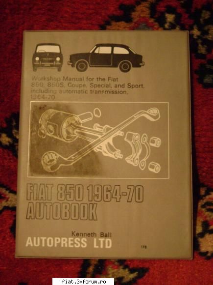 manual service fiat 850 original fain,ce asta? mai lasat putina coperta cartii ///