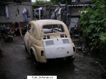 fiat 500 part slefuita din nou, pregatita runda doi