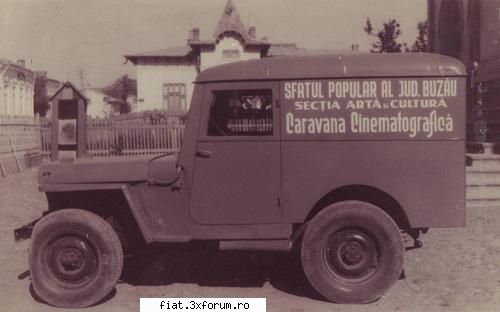 din cutia amintiri partea 1-a 1949  caravana buzau. probabil willys din lend-lease capturat