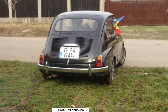 fiat 600d 1964 poze noi.. asa arata masina acum