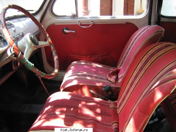 vand fiat 600d 1964 interior