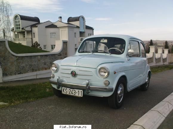 ca aia sau ca asta  o sa arate fiatul meu... fiat 600 in trafic, pe strazi, in hangare... si pe unde