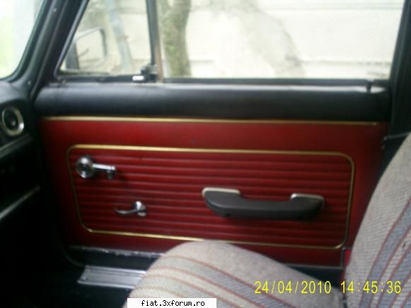 fiat 125 o  usa din interior