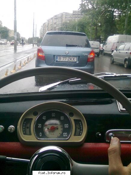 fiat 600d 1964 plimbare ploaie