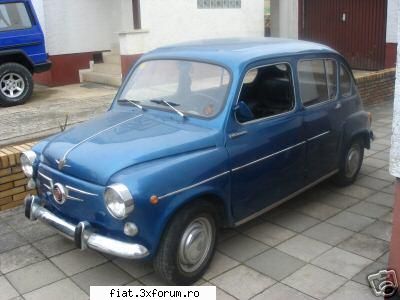 fiat meu 600 1965 doamne cum arata masina. super tari jantele, fa-i rost capace fiat 850 asa vor