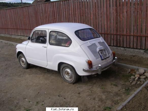 fiat 600d 1966 inca una spus remat una partea stanga,