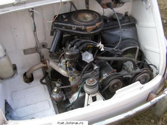 fiat 600d 1966 inca una spus remat una motorasul, pompa apa benzina noi, dar garnitura chiuloasa