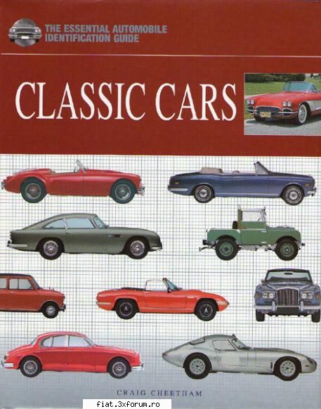 carti, reviste, radiouri more (the essential automobile guide) classic cars25*20 cm, 192 pagini,