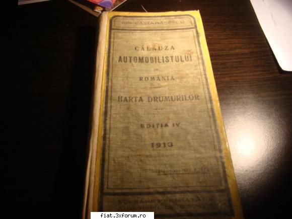 carti auto vechi calauza romania 1913 vandut-