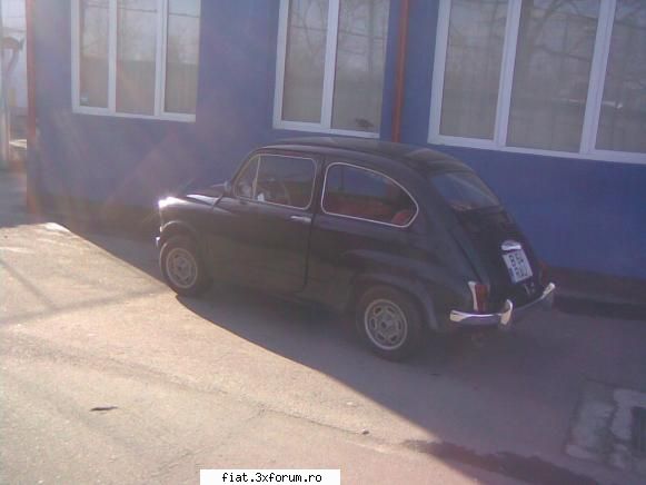 fiat 600d 1964 azi dat tura buburuza. pornit sfert, avand platina schimbata recent mers asa cum