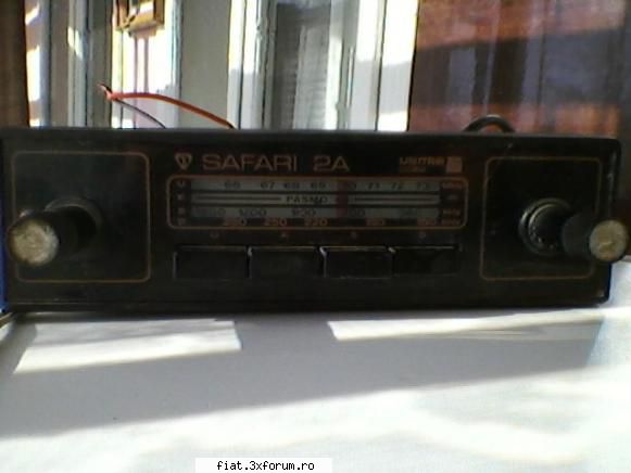 vand radio unitra safari 2a-model 1974 vand radio unitra diora safari care echipat unele masini fiat