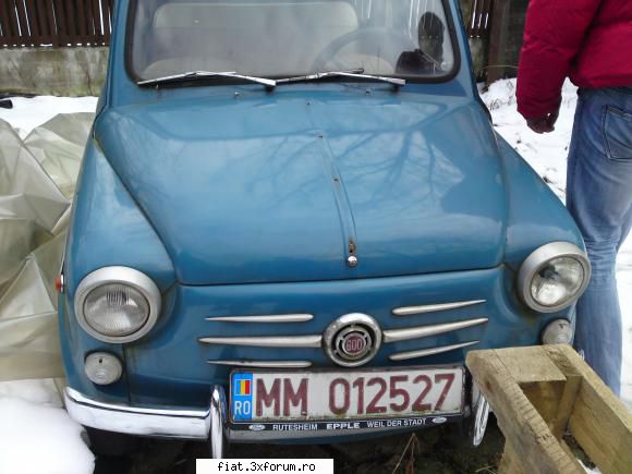 am dat azi la mine in oras (baia mare) total peste un fiat 600 care parerea mea este super si merita