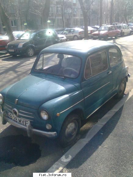 pozele sunt facute alaltaieri fiat 600 in trafic, pe strazi, in hangare... si pe unde s-o mai ivi