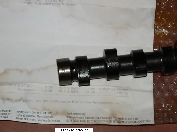 salut murphy ! axa cu came este 800 ron. am platit pe ea 197 e vand piese de fiat 850 sport,