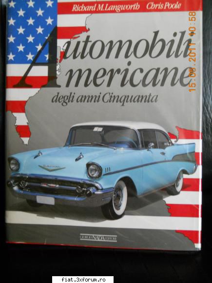 vand carti rare automobili americane degli anni americane din 1950 pana 1960, z.fiecare model parte