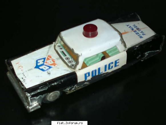 jucarii tabla sau plastic (ro, ddr, ussr, japonia, china) masina politie 224