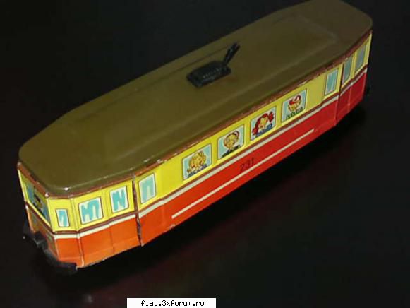 jucarii tabla sau plastic (ro, ddr, ussr, japonia, china) tramvai romanesc