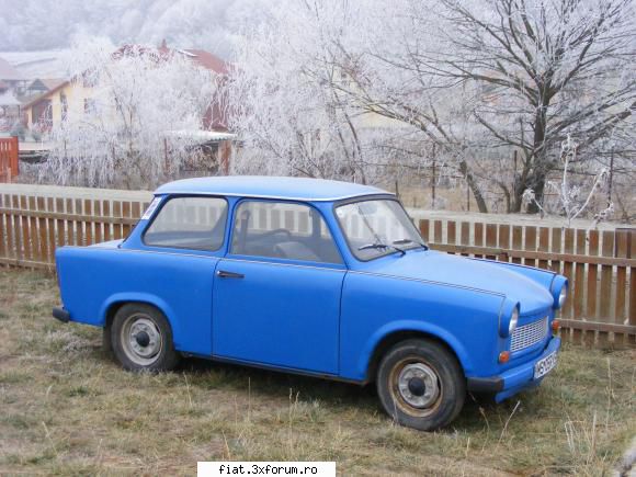 trabant 601 familia noastra are membru nou.un trabant 601. reusit salvam din programul rabla. trecut