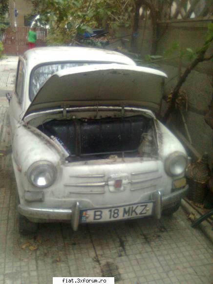 vanzare fiat 600 masina este fiat 600 fabricat anul 1964. din anul 1998 pana acum ani masina