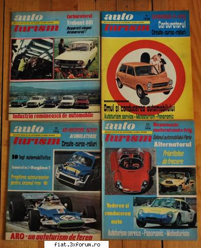 revista autoturism din 1970, vandute