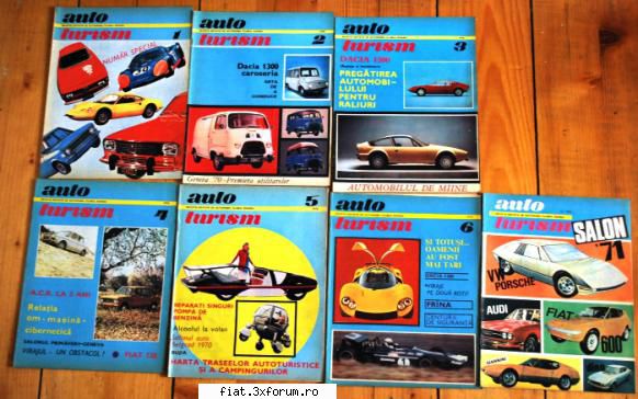 revista autoturism din 1970, vandute