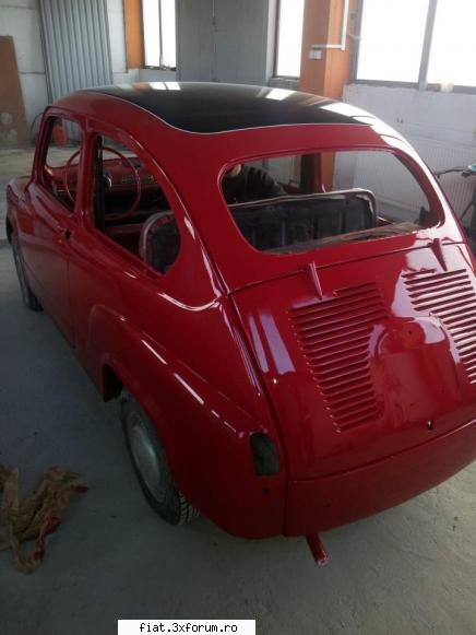 vand fiat 600d fabricatie 1964 cateva update-uri masina. s-a terminat faza s-a lucrat ceva timp