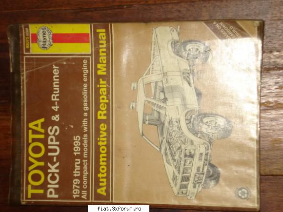 manuale auto moto suport hartie manual reparatii toyota runner (1979 1995) haynes limba engleza 332