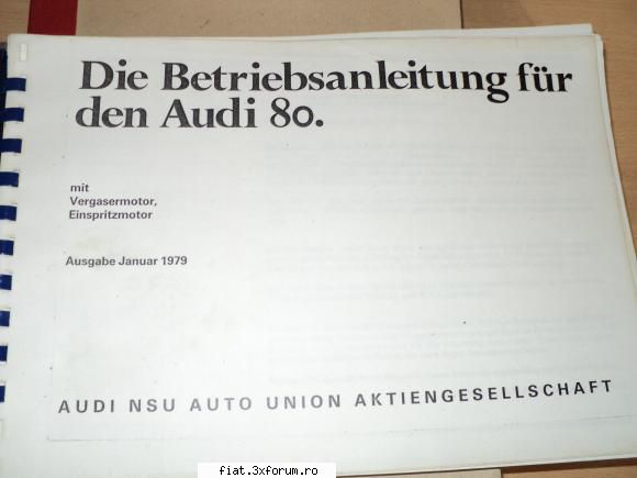 manuale audi utilizare: peste 100 paginila schimb manual auto: citroen bx, cielo, fiat 600oferta: