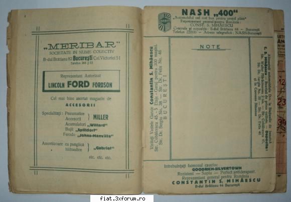 poze harta -ghid- cu lista service - urilor fiat din tara