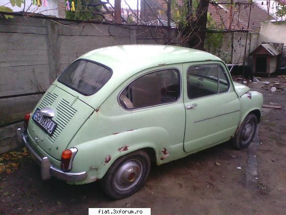 fiat 600 fifi pai capitolu spatiu stau cam prost adica spatiu este dar acoperit doar    nu