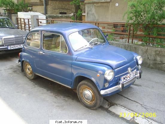 fiat 600 1965 amatoru's pai prima data niste poze...