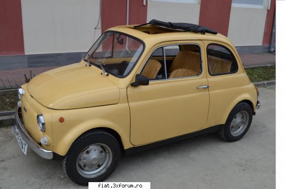 ani inca sexy vreau sa-mi prezint " noul " fiat 500 din 1973 inca numele meu urmeaza