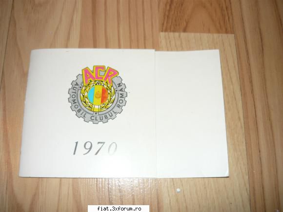 placheta acr insigne felicitare acr din 1970-15 lei