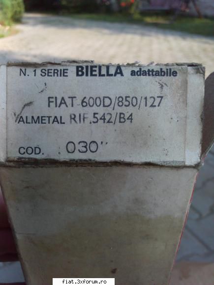 vand piese noi motor fiat 600d poze