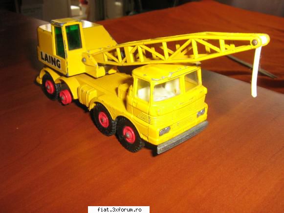 jucarii tabla sau plastic (ro, ddr, ussr, japonia, china) camioneta scammel mobile crane 12 