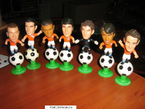 figurine fotbalisti din echipa olandei 2008 vand figurine caricaturi din echipa 2008 ekpret