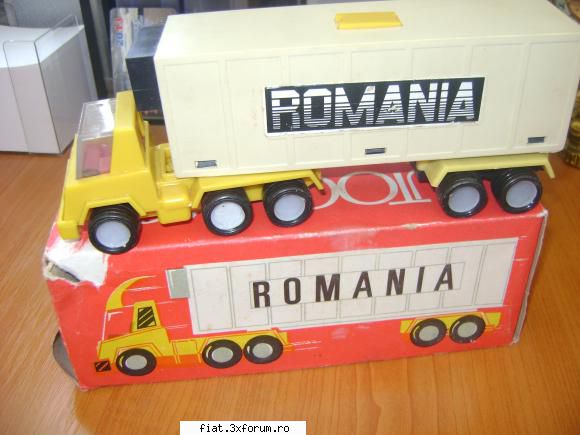 auto camion tir romania cu cutia originala  === vandut=== jucarii tabla sau plastic (ro, ddr, ussr,