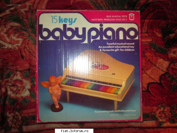 jucarii tabla sau plastic (ro, ddr, ussr, japonia, china) baby piano
