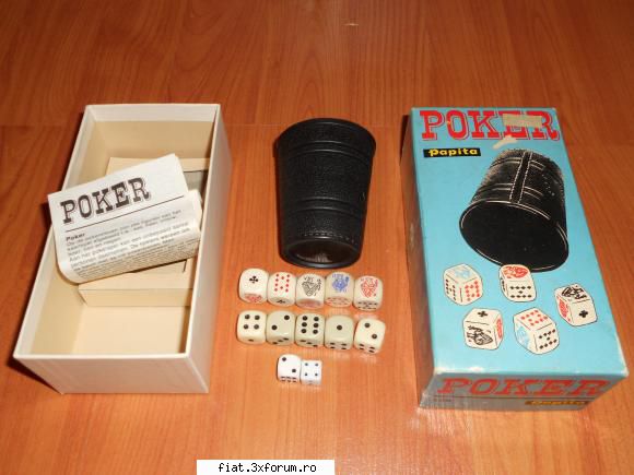 jucarii tabla sau plastic (ro, ddr, ussr, japonia, china) poker pepita- joc poker zarurimade