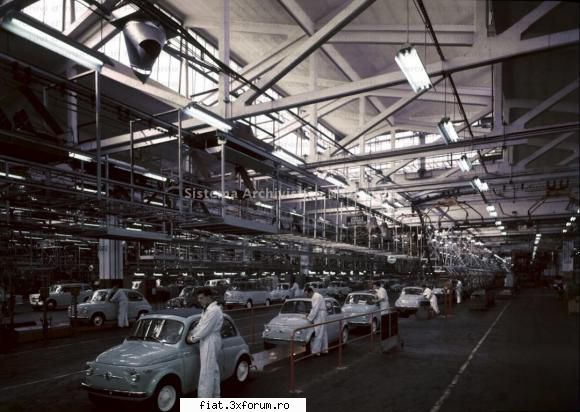 fiat factory. poza fiat 500,600 factory.